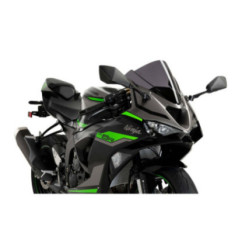 Pare-brise Puig Z Racing pour Kawasaki ZX 6R Ninja 24/25, fume fonce