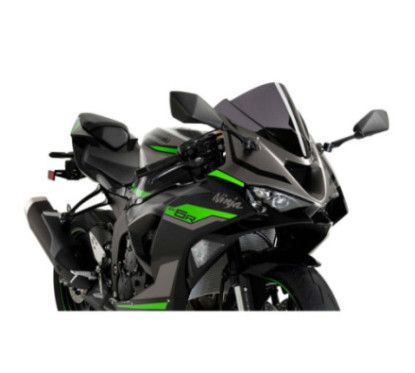 puig z racing windshield for kawasaki zx 6r ninja 24 25 dark smoke
