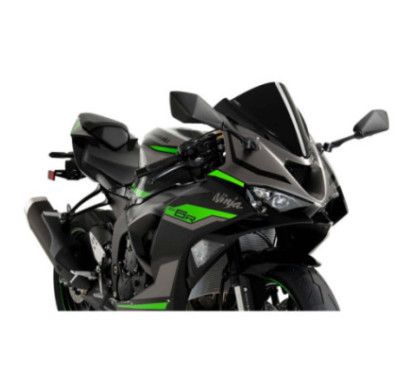 puig z racing screen for kawasaki zx 6r ninja 24 25 black