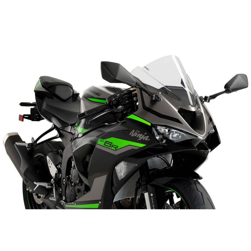 puig z racing windshield for kawasaki zx 6r ninja 24 25 clear