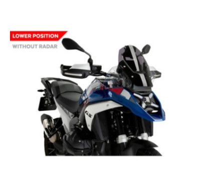 puig sport windshield without radar for bmw r1300 gs trophy 23 25 dark smoke