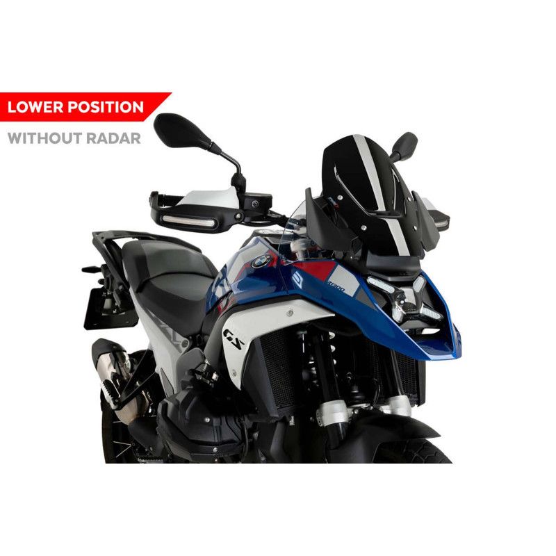 Cupula deportiva Puig sin radar para BMW R1300GS Triple Black 23/25 negra