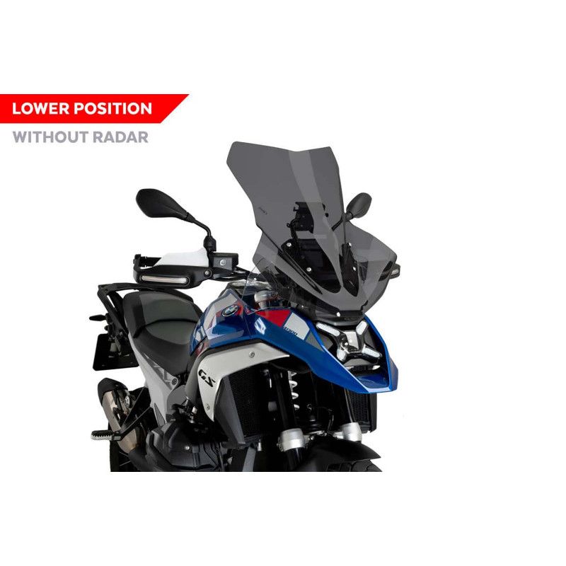 puig cupolino touring senza radar per bmw r1300 gs 23 25 fume scuro