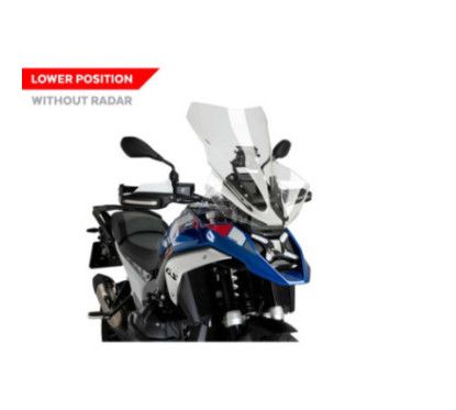 puig windshield touring without radar for bmw r1300 gs trophy 23 25 transparent