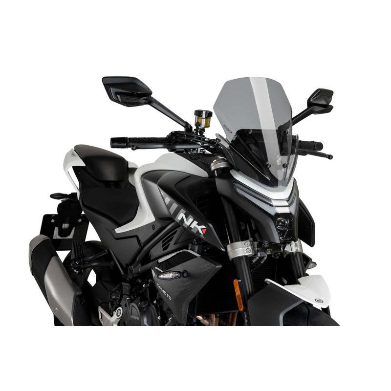 puig naked ng sport windshield for cfmoto 450 nk 23 25 light smoke