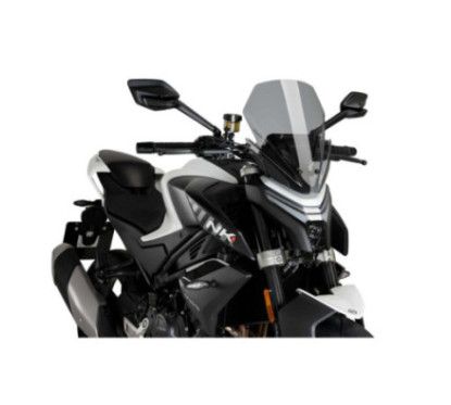 puig naked ng sport windshield for cfmoto 450 nk 23 25 light smoke