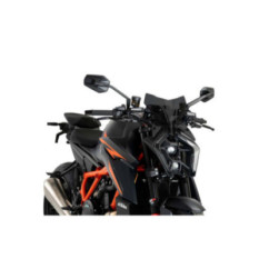puig naked ng sport windshield for ktm 1390 superduke r 24 25 dark smoke