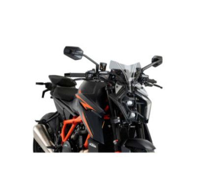 puig naked ng sport windshield for ktm 1390 superduke r evo 24 25 light smoke