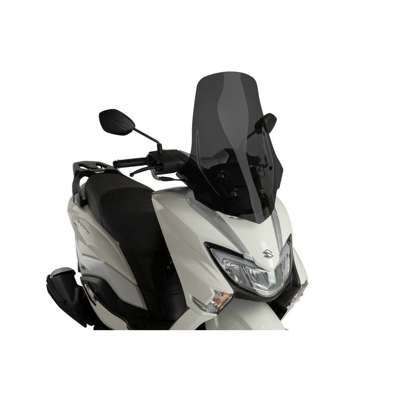 puig windshield v tech line touring for suzuki burgman street 125ex 23 25 dark smoke