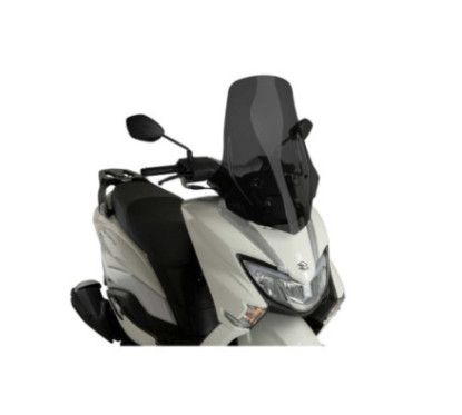 puig windshield v tech line touring for suzuki burgman street 125ex 23 25 dark smoke