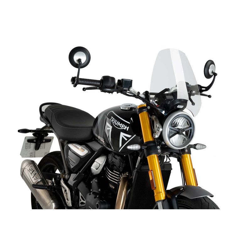 puig naked ng sport windshield for triumph speed 400 24 25 clear