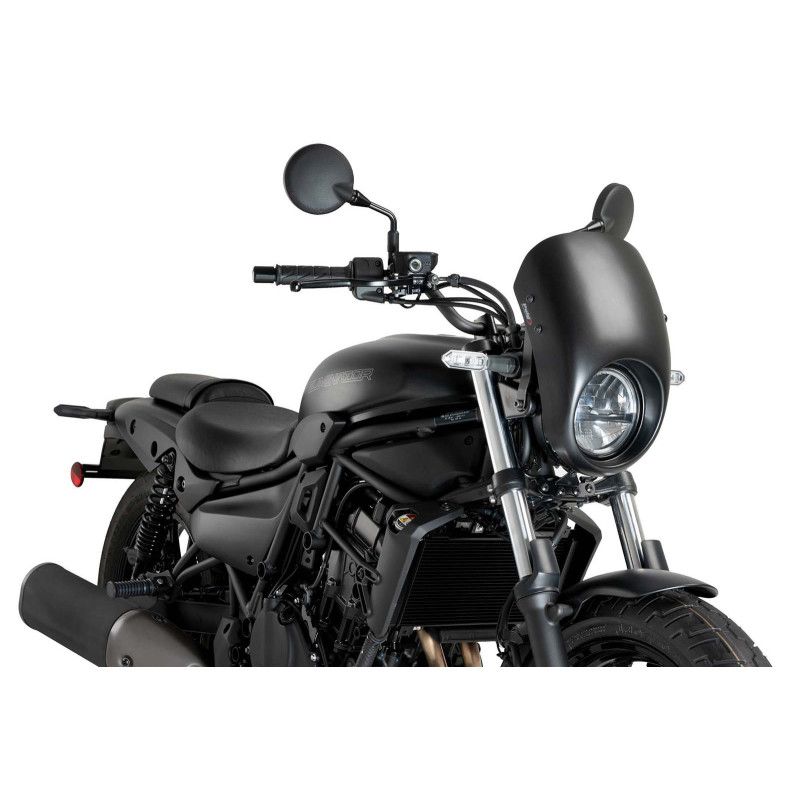Cupula semicarenada Puig Anarchy para Kawasaki Eliminator 500 24 25 negro mate