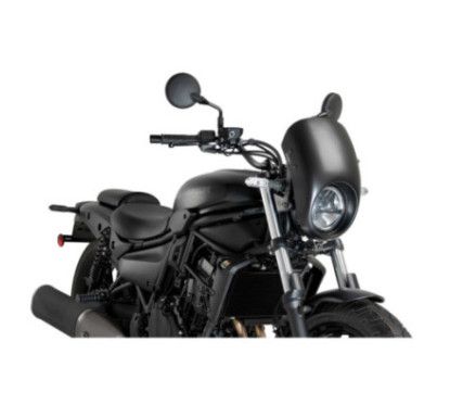 Cupula semicarenada Puig Anarchy para Kawasaki Eliminator 500 24 25 negro mate