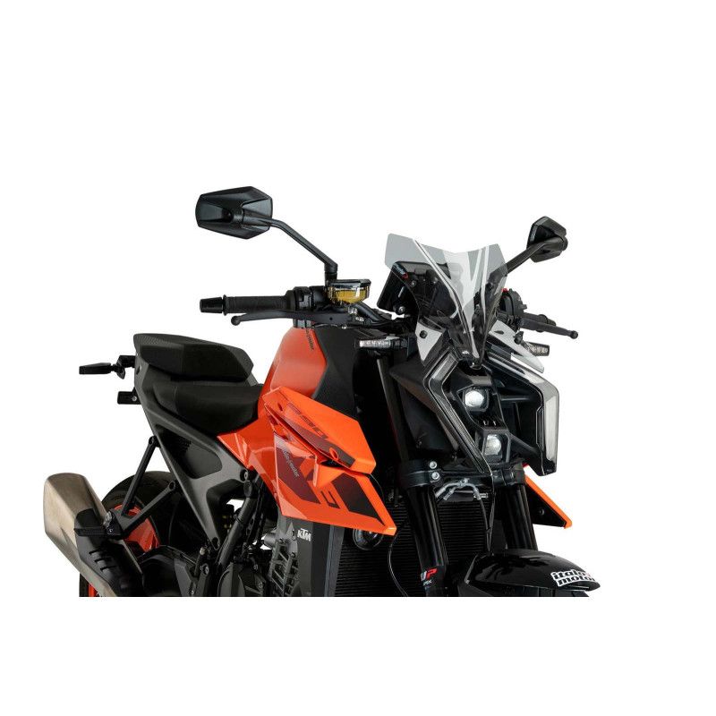 puig naked ng sport windshield for ktm 990 duke 24 25 light smoke