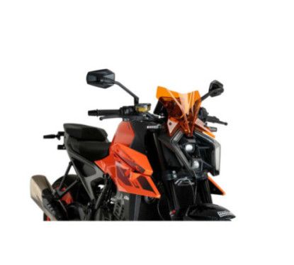 puig naked ng sport screen for ktm 990 duke 24 25 orange