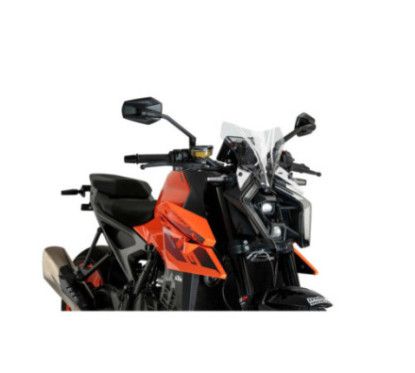 puig naked ng sport windshield for ktm 990 duke 24 25 clear