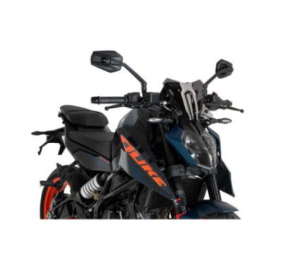 puig naked ng sport windshield for ktm 390 duke 24 25 dark smoke
