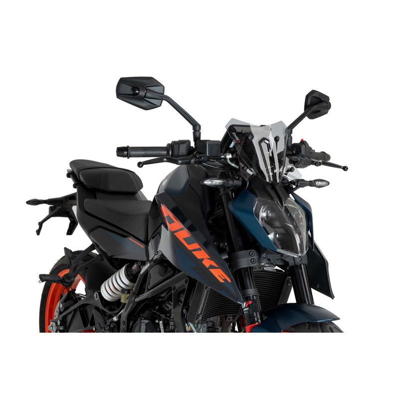 puig naked ng sport windshield for ktm 390 duke 24 25 light smoke