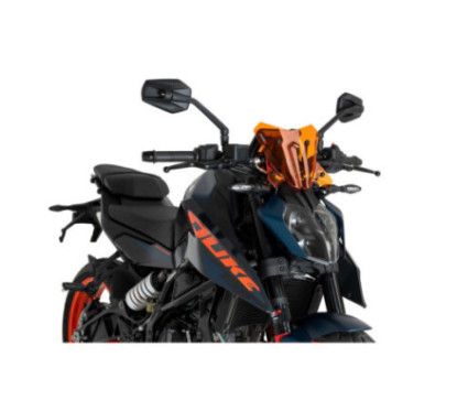 Cupula Puig Naked NG Sport para KTM 125 Duke 24/25 naranja