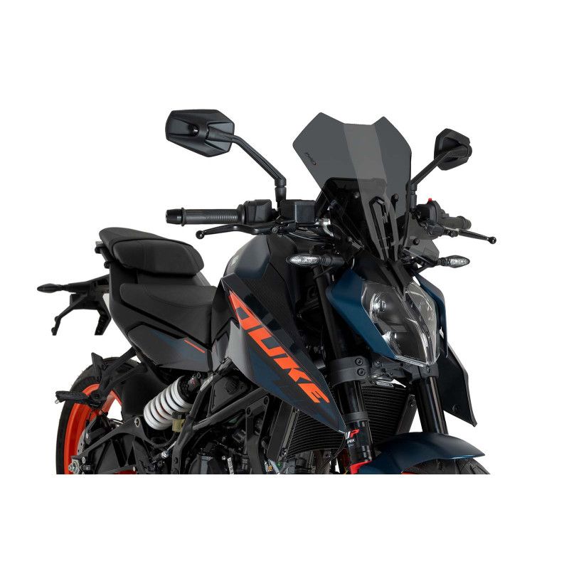 Puig Naked NG Touring-Windschutzscheibe fur KTM 390 Duke 24 25, dunkler Rauch