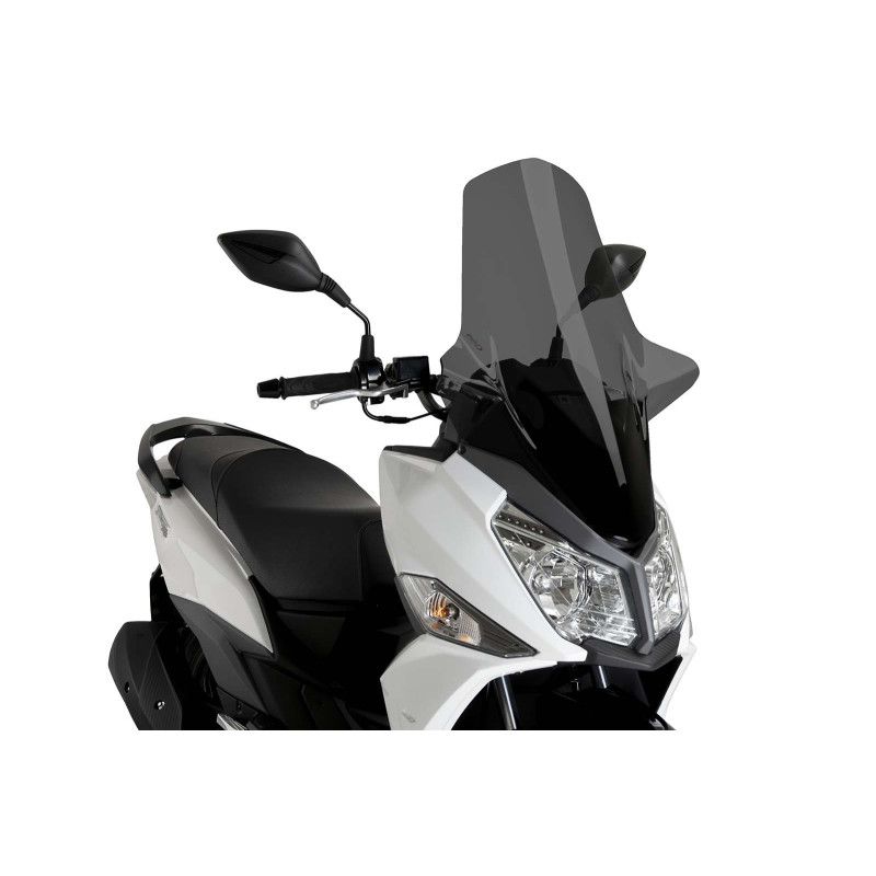 Parabrisas Puig V Tech Line Touring para Sym Jet 14 125 IE LC E5 21 25 ahumado oscuro
