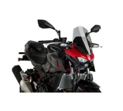 puig cupolino naked ng touring per kawasaki z500 24 25 fume chiaro