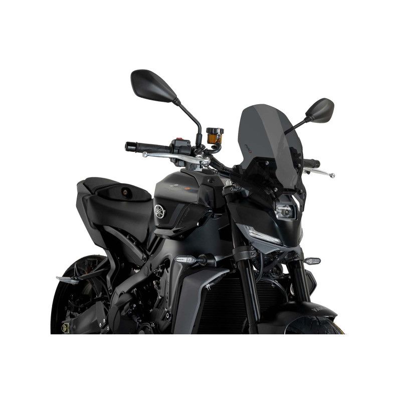 Puig Naked NG Touring-Windschutzscheibe fur Yamaha MT 09 24 25, dunkler Rauch