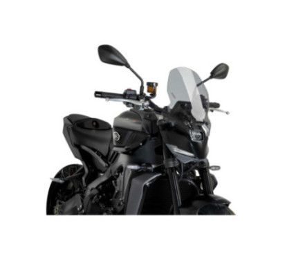 puig naked ng touring screen for yamaha mt 09 24 25 light smoke