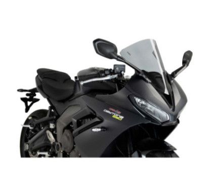 puig cupolino r racer per triumph daytona 660 24 25 fume chiaro