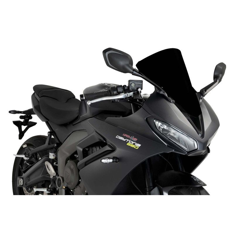 Pare-brise Puig R Racer pour Triumph Daytona 660 24/25 noir