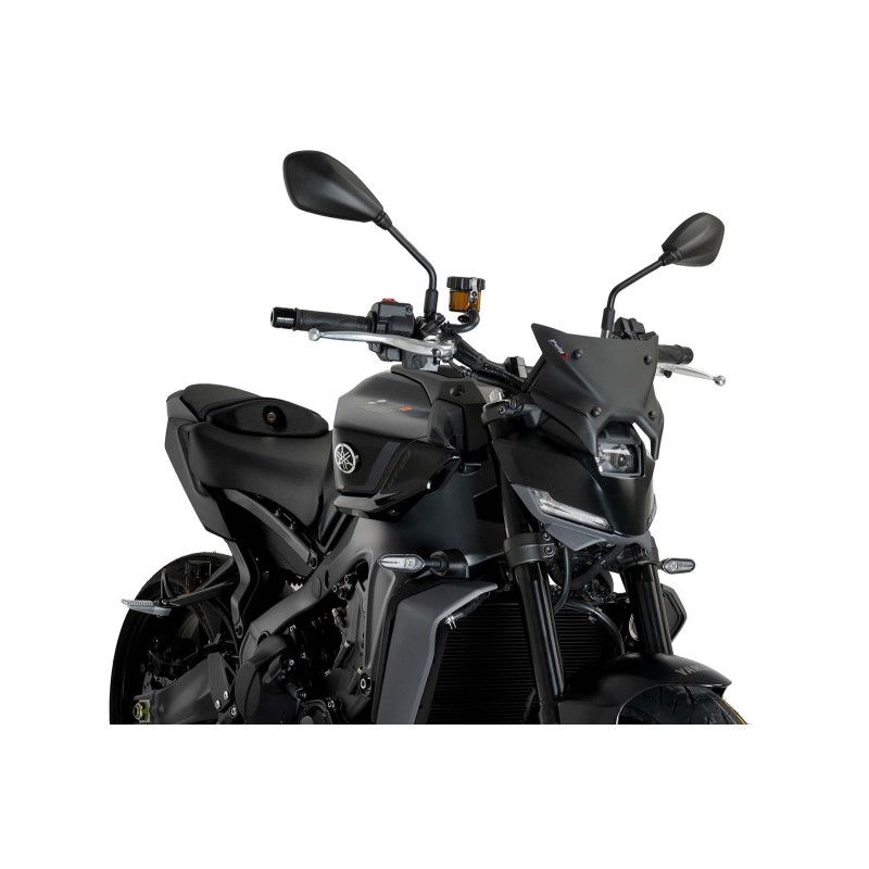 puig naked screen ng sport plus for yamaha mt 09 sp 24 25 matt black