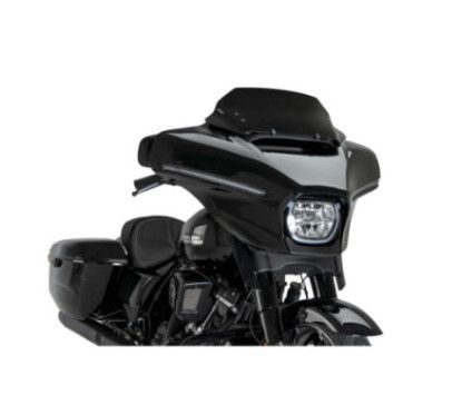 puig high road sport windshield for harley d street glide flhx 2024 black