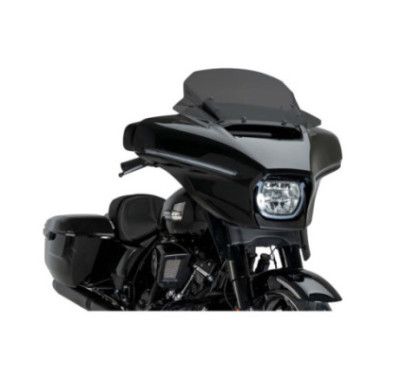 Puig High Road Touring Windschutzscheibe fur Harley D Street Glide FLHX 2024 dunkler Rauch