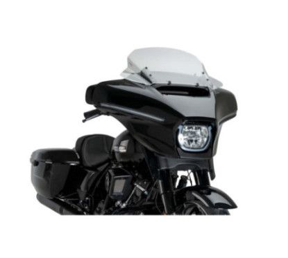 puig high road touring windshield for harley d street glide flhx 2024 light smoke