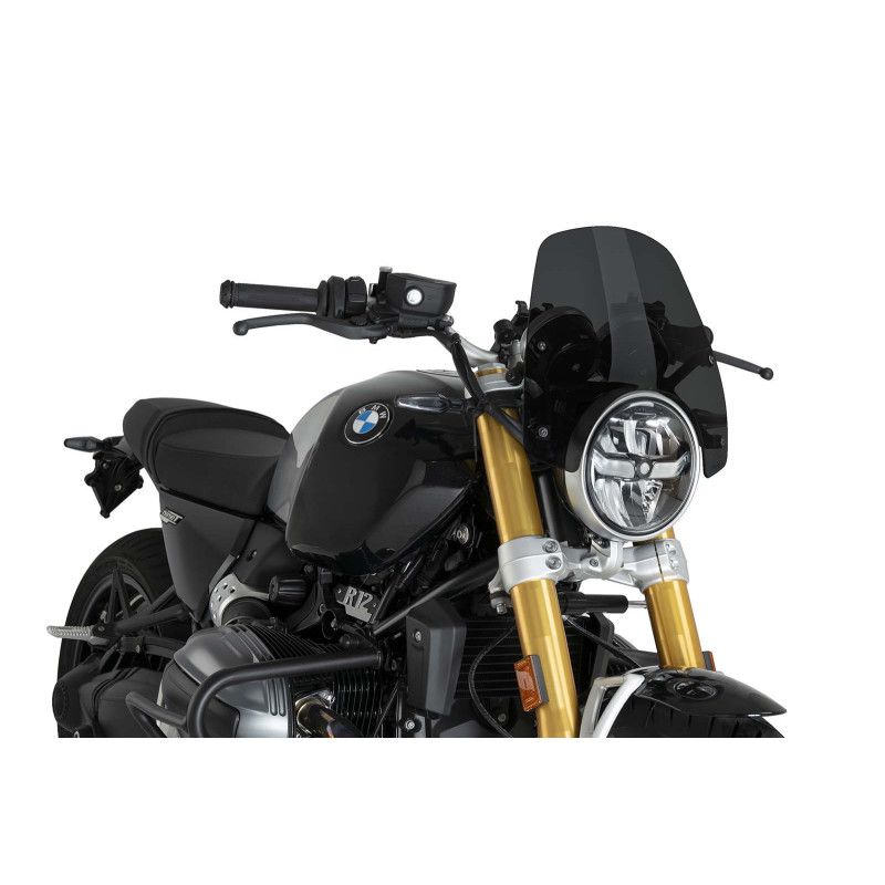 puig naked ng sport windshield for bmw r12 24 25 dark smoke