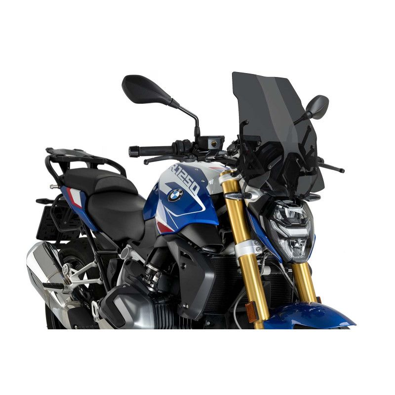 Cupula Puig Naked NG Touring para BMW R1250 R 23 25 color ahumado oscuro
