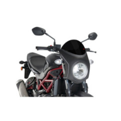 SEMICARENADO PUIG PARA SUZUKI SV650 16-21 NEGRO CARBONO