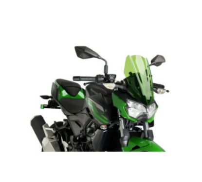 PUIG NAKED NG SPORT WINDSCREEN FOR KAWASAKI Z400 19-20 GREEN