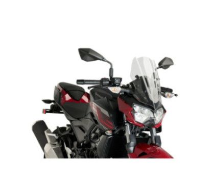 Puig Naked NG Sportscheibe fur Kawasaki Z400 19 24 transparent