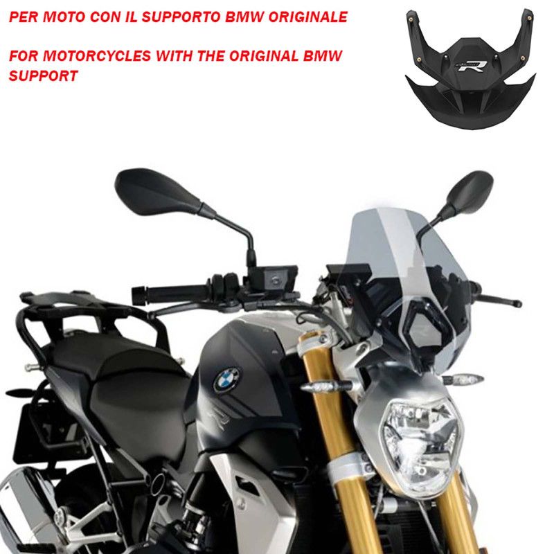 puig nu ng sport oem supp cupolino pour bmw r1250 r 18 25 fume clair