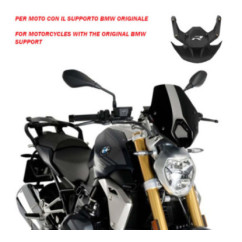 Parabrisas Puig Naked NG Sport - Suministro OEM para BMW R1250 R 18-20 Negro