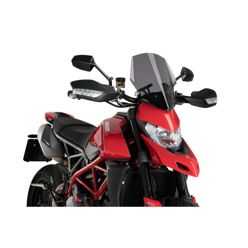 Pare-brise Puig Naked NG Sport pour Ducati Hypermotard 950 SP 19-25, fume fonce