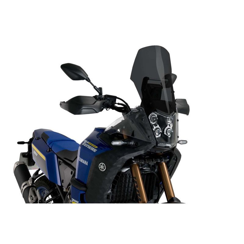 puig touring windshield for yamaha tener explore edition 23 25 dark smoke