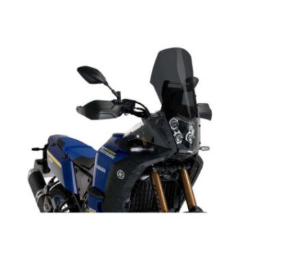puig touring windshield for yamaha tener explore edition 23 25 dark smoke