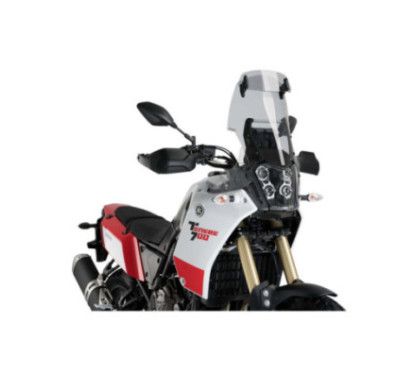 puig windshield touring visor for yamaha tener extreme edition 23 25 light smoke
