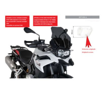 Puig Touring Windschutzscheibe fur BMW F850 GS Adventure 19 23 dunkel getont Cup Sport OEM