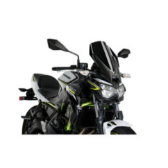 Bulle Puig Naked NG Touring pour Kawasaki Z650 20-24 Noir