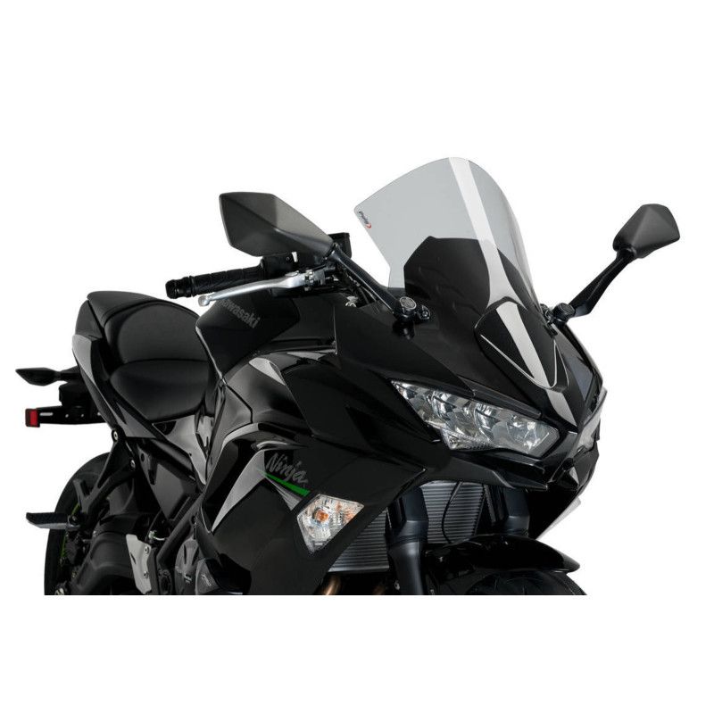 Parabrisas Puig R Racer para Kawasaki Ninja 650 2025 ahumado claro