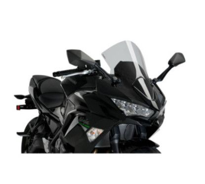 Parabrisas Puig R Racer para Kawasaki Ninja 650 2025 ahumado claro