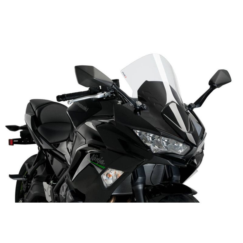 Pare-brise Puig R Racer pour Kawasaki Ninja 650 2020/25 transparent